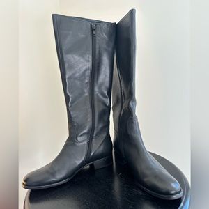 Gabor “Palmer” Women’s Black Leather Riding Boots, UK size 7
